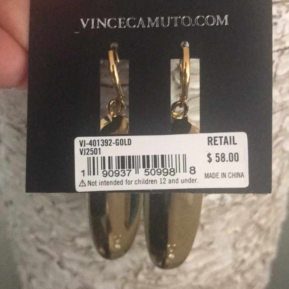 Stunning blue crystal drop earrings Vince Camuto - Picture 3 of 3